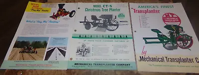3-lot 70's-80's Mechanical Transplanter Brochures In Nice Shape Used • $9.99