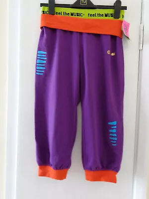 Zumba Capri Sweatpants Purple Multi  XS UK 6-8 • £28.50