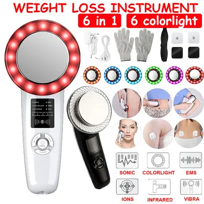$74.99 • Buy Ultrasonic Cavitation Fat Burner Remove Body Slimming & Face Skin Beauty Machine