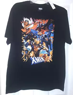 X-Men Shirt Wolverine Storm Cyclops Magneto Black Size XL (46/48) All Cotton • $13.97