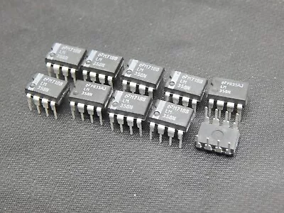 National Lm358n Dual Low Power Op Amp 8 Pin Dip - Lot Of 10 Ic's - Fast Shipping • $5