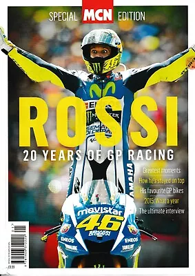Special Edition MCN Sport Valentino Rossi 20 Years Of GP Racing Magazine • £4.99