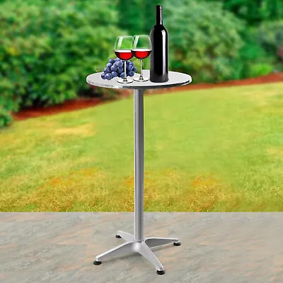 110cm Bar Dining Table Pub Round Adjustable-Tall Folding In/Outdoor Patio Party • $59.85