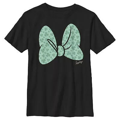 Boy's Mickey & Friends Bow Tie With Clovers T-Shirt • $13.99