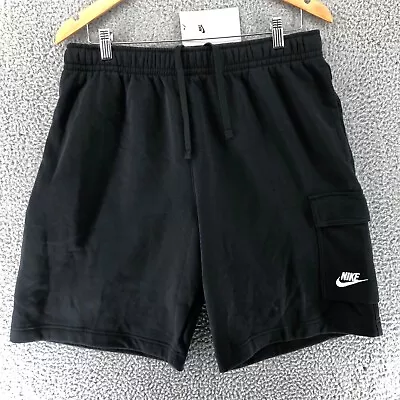 Nike Sportswear Club Fleece Cargo Shorts Black CZ9956 010 Men's Size M • $60.13