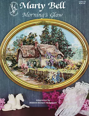 Marty Bell  MORNING'S GLOW  Cottage Cross Stitch Pattern Chart Leaflet 315 • $6.99