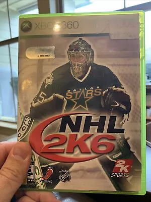 NHL 2K6 Xbox 360 2K Sports 2005 Video Game Tested Complete In Box CIB W/Manual • $4