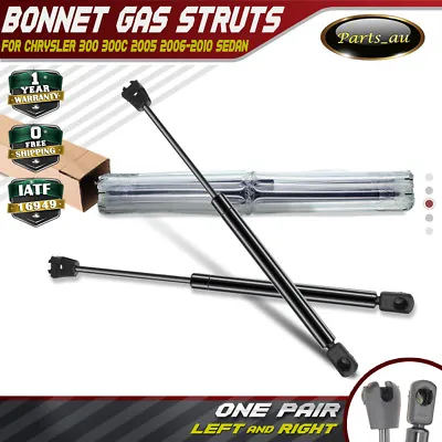 Set Of 2 Bonnet Gas Struts For Chrysler 300C 2005-2010 SRT8 Front Left And Right • $18.50