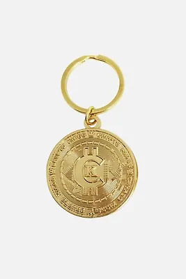 Crypto King Keyring / Cryptocurrency Trader Gift / Bitcoin • $20