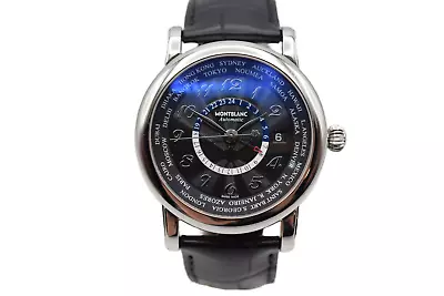 Montblanc Star Black GMT Men's Watch 106464 • $2700