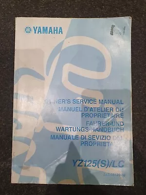 Genuine Owner's Service Manual 5XE-28199-30 Yamaha YZ125(S)/LC 2003 • £29.99