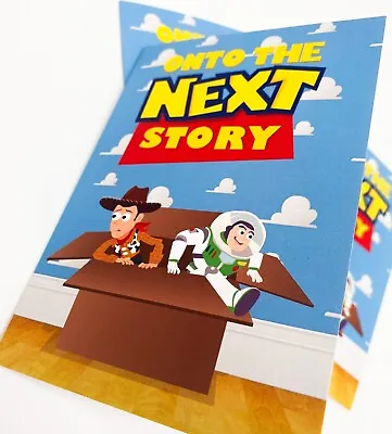 Onto The Next Story Card - Goodluck / New Job House / Wedding / Buzz / Toy Story • £3