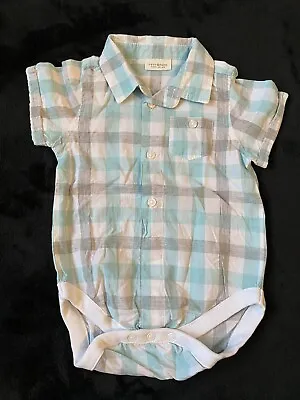 £1.29 • Buy Baby Boys Next Age 3-6 Months Shirt / Vest Bodysuit Cute Smart Casual
