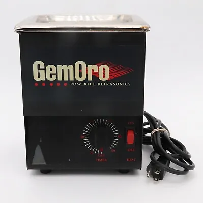 Gemoro 1703 Ultrasonic Cleaning Tank 2 Quart USED Works Great Jewelry Cleaner • $95