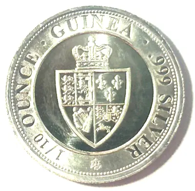 SILVER COIN 1 X 3.1g ST HELENA SHIELD..999 FINE SILVER PURITY RARE.. • £9.99