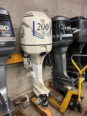 1999 Evinrude 200 Hp DI Outboard Boat Motor Engine 25  FICHT Runs Well • $2900