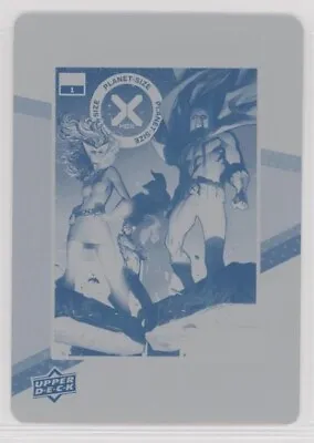 2021-22 Marvel Annual Cyan Printing Plate Planet Size X-Men 1/1 Number 1 Spot • $40