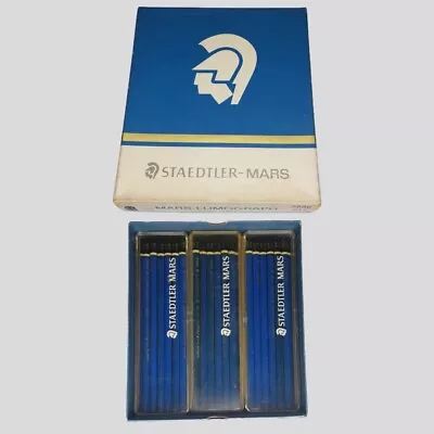 Vintage Staedtler Mars Lumograph Pencils 6H & 5H New Display Box Drawing Art • $90.99