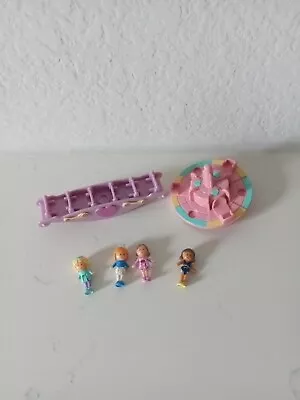 Polly Pocket Merry Go Round Pals And Teeter-Totter Bluebird Vintage Mini Figures • $29.99