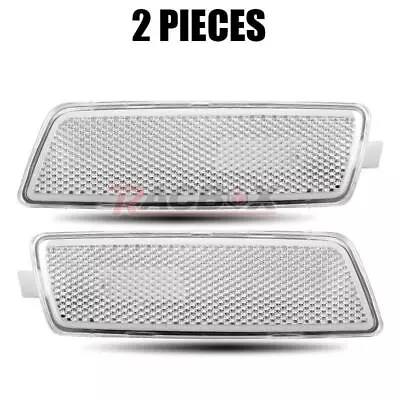 Pair Clear Lens Front Bumper Side Marker Light Fit For Vw Mk5 Golf Gti R32 Jetta • $11.98