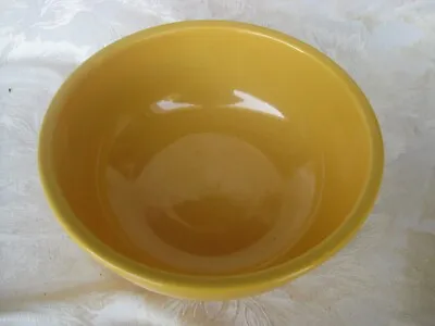 Vintage Fiesta Yellow Unlisted Salad Bowl 9 1/2  Wide 1930's Rare • $95