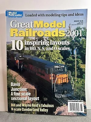 Great Model Railroads 2001 From Model Railroader Magazine • $10.77