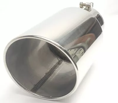 Exhaust Tip Diesel Inlet 5  Outlet 7  - 15  L Stainless Steel Rolled Edge 20°  • $45.69