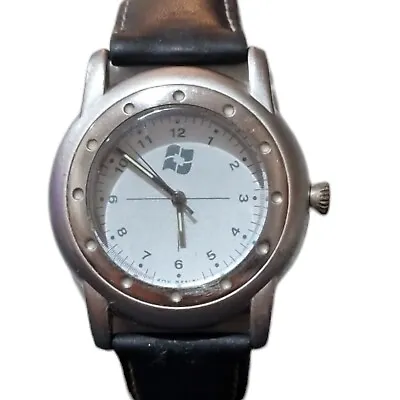 Mens Kox Design Watch- Grey Dial-Black Leather Strap-New Battery Fitted  • £12.99
