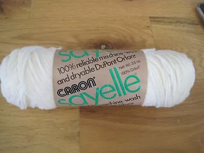 Caron Sayelle Off White Dupont Orlon Yarn New • $9.97