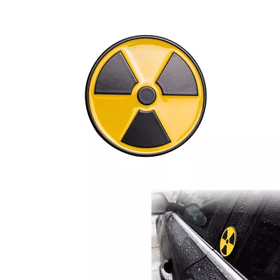 Radioactive Biohazard Nuclear Radiation Symbol Car Truck Motorcycle Body Emblem • $19.40