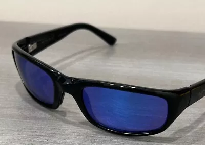 Maui Jim Stingray Mj 103-02 Polarized Authentic Sunglasses Blue Leses ! Italy • $109