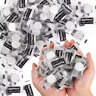 100PCS Compressed Towel Disposable Compressed Towel Tablets Bulk Coin Tissu... • $15.40