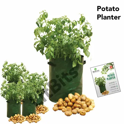 £3.25 • Buy Potato Grow Bags Home Garden Vegetable Fruit Tree Planter Container Sack