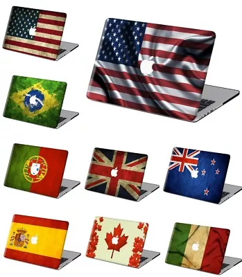 Flag Pattern Painted Laptop Hard Rubberized Case Cover For New Macbook Pro Air • $17.98