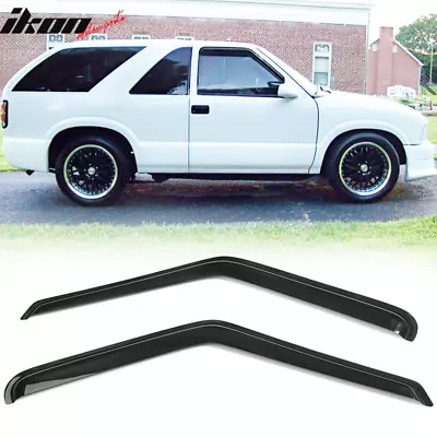 Fits 94-03 Chevrolet S10 GMC Sonoma Sun Rain Guard Vent Shade Window Visors • $26.98