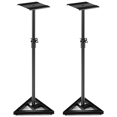 Adjustable Studio Monitor Stands (Pair) Speaker Stands For Home Studio Wedding • $57.59