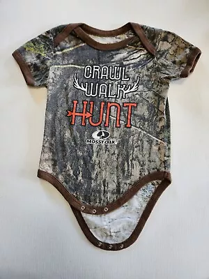 Mossy Oak Boys Camo Short Sleeve One-Piece Bodysuit 18 Months • $6.50