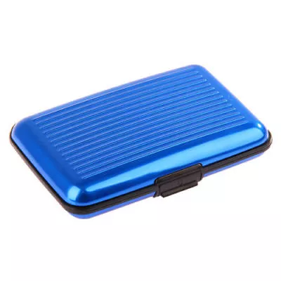 Aluminum Metal Wallet Business ID Credit Card Case Holder Anti RFID Scanning USA • $3.98