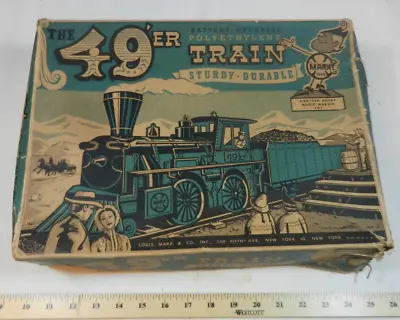 Marx The 49'er Polyethylene Western Style Battery Train Set + OB • $60