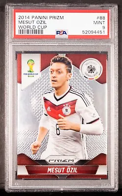 2014 Panini Prizm World Cup Mesut Ozil #88 PSA 9 Germany Arsenal • $34.99