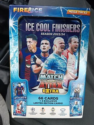 Topps Match Attax Extra 2023/24 Trading Cards Game Mega Tins + Limited Edition • £5