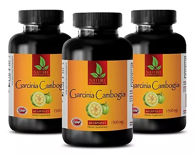 Miracle Garcinia Cambogia - GARCINIA CAMBOGIA - Fat Burner Pills 3 Bottles • $50.92