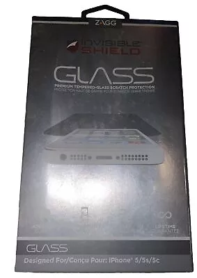 Zagg Invisible Shield Glass IPhone 5/5s/5c • $10.94