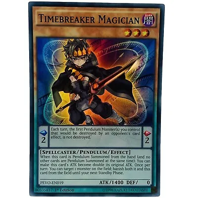 Timebreaker Magician [Pendulum Evolution] [PEVO-EN019] - Yu-Gi-Oh! - NM • $1