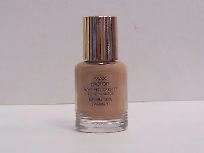 Max Factor Lot Of 2 Whipped Creme Fluid Makeup Medium Beige 2 X 0.25 Oz Mini  • $21.90