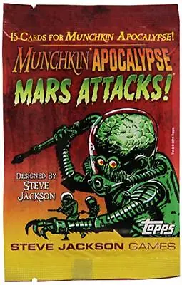 Munchkin Sequel: Apocalypse Expanion: Mars Attacks Steve Jackson Games BRAND NEW • $5.99