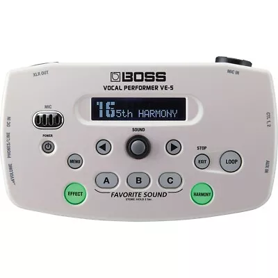 Boss VE-5 Vocal Effects Processor White • $359.99