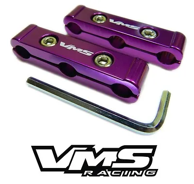 2pc Vms Racing 3 Hole V6 V12 Spark Plug Wire Dividers Separators - Purple • $11.99