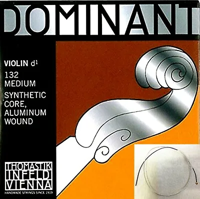 *Dominant 4/4 Size Violin Strings -Single D String ( OEM Packing For Best Price) • $19.95