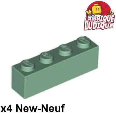 LEGO 4x Brick 1x4 4x1 Green Pale / Blase Sand/Sand Green 3010 New • $3.75